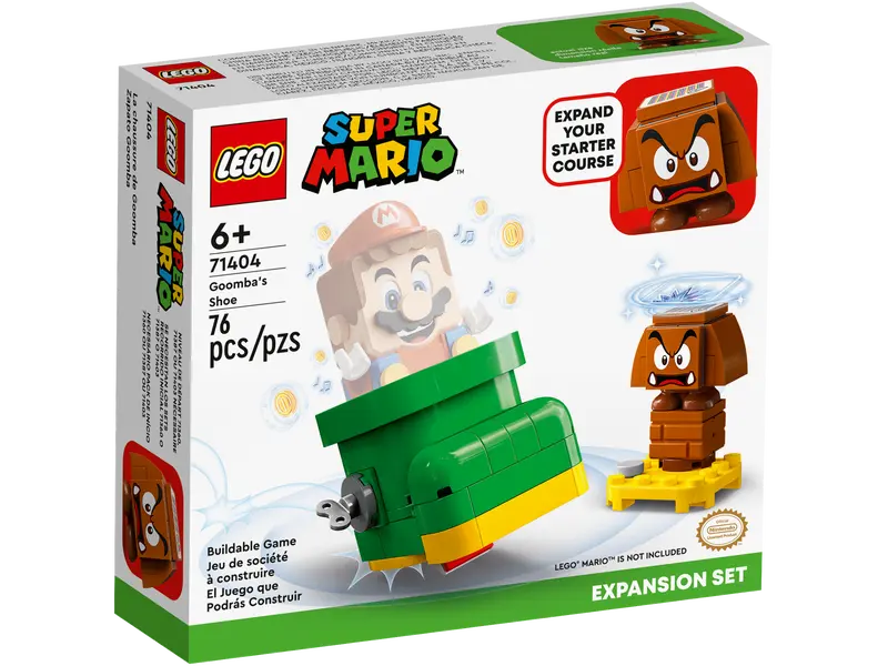 Lego, Set, Sealed, Super Mario, Expansion Set, Goomba's Shoe, 71404