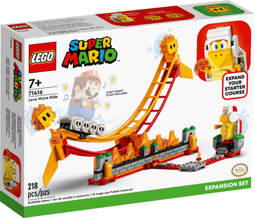 Lego, Set, Sealed, Super Mario, Lava Wave Ride - Expansion Set, 71416