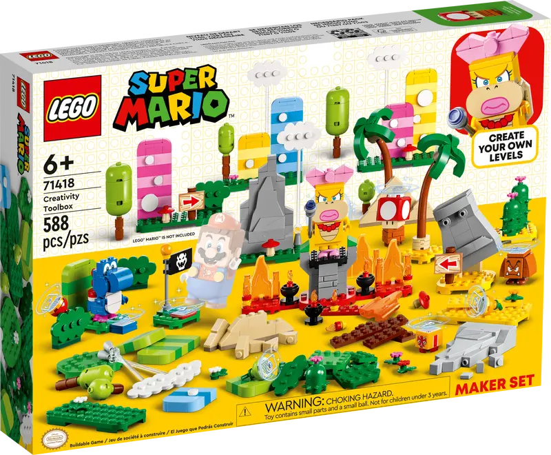 LEGO® Set, Sealed, Super Mario Brothers, Creativity Toolbox Maker Set, 71418