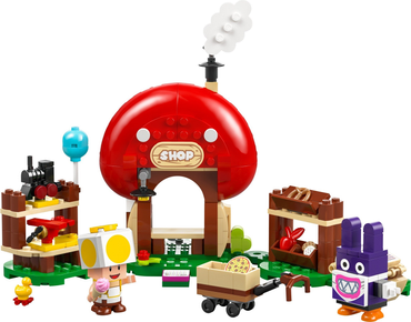 Lego, Set, Sealed, Super Mario, Nabbit at Toad's Shop- Expansion Set, 71429