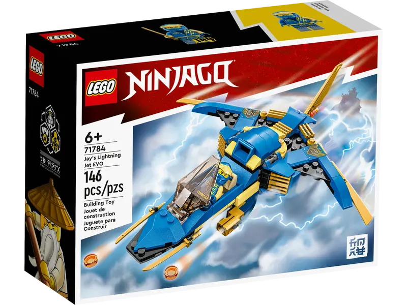 Lego, Set, Sealed Product, Ninjago, Legacy, Jay's Lightning Jet EVO 71784