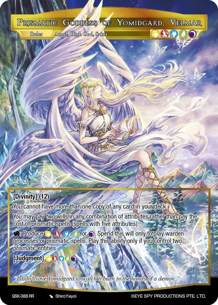 Prismatic Goddess of Yomidgard, Velmar // Velmar, Goddess of Truth and Justice (QSK-086 JR) [The Quest of the Seven Keys]