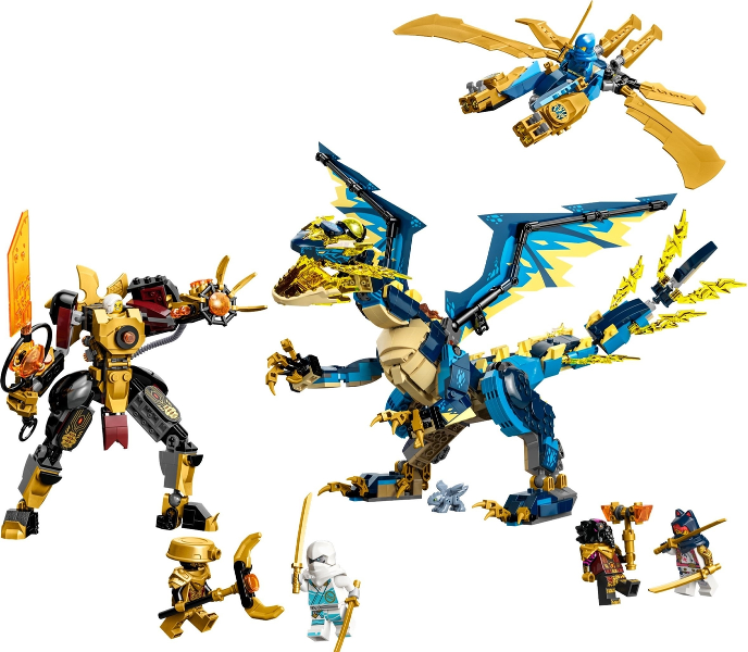 Lego, Set, Sealed Product, Ninjago, Elemental Dragon vs. The Empress Mech, 71796