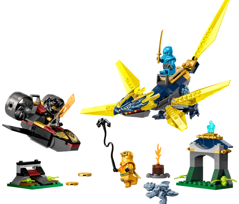 LEGO, Set, Sealed, Ninjago, Nya and Arin's Baby Dragon Battle, 71798