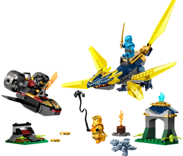 LEGO, Set, Sealed, Ninjago, Nya and Arin's Baby Dragon Battle, 71798