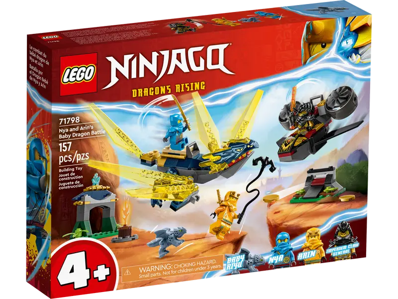 LEGO, Set, Sealed, Ninjago, Nya and Arin's Baby Dragon Battle, 71798