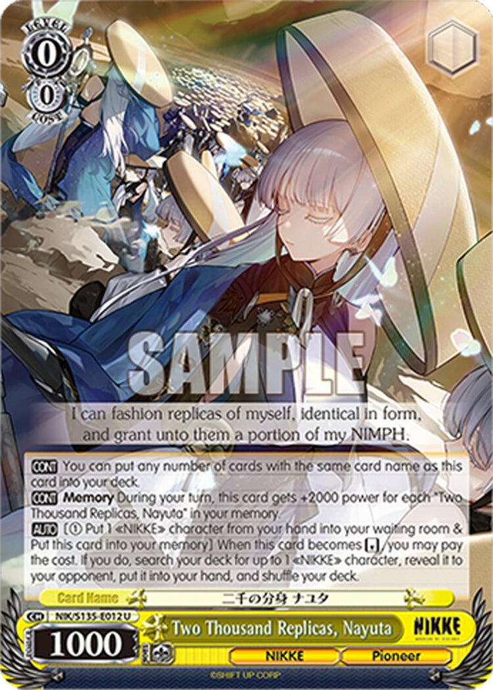 Two Thousand Replicas, Nayuta (NIK/S135-E012) [GODDESS OF VICTORY: NIKKE Vol.2]