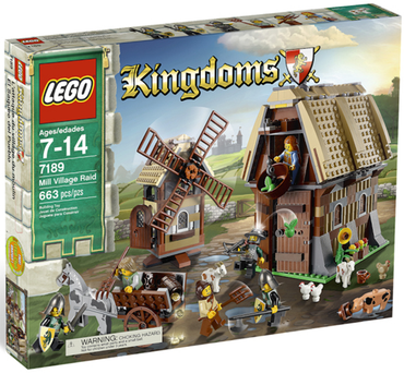 Lego, Set, Sealed, Castle, Kingdoms, Mill Village Raid, 7189, Kcc