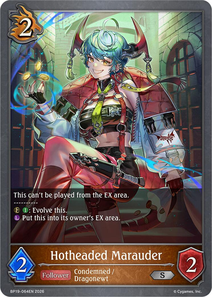 Hotheaded Marauder (BP19-064EN) [Eightfold Retribution]