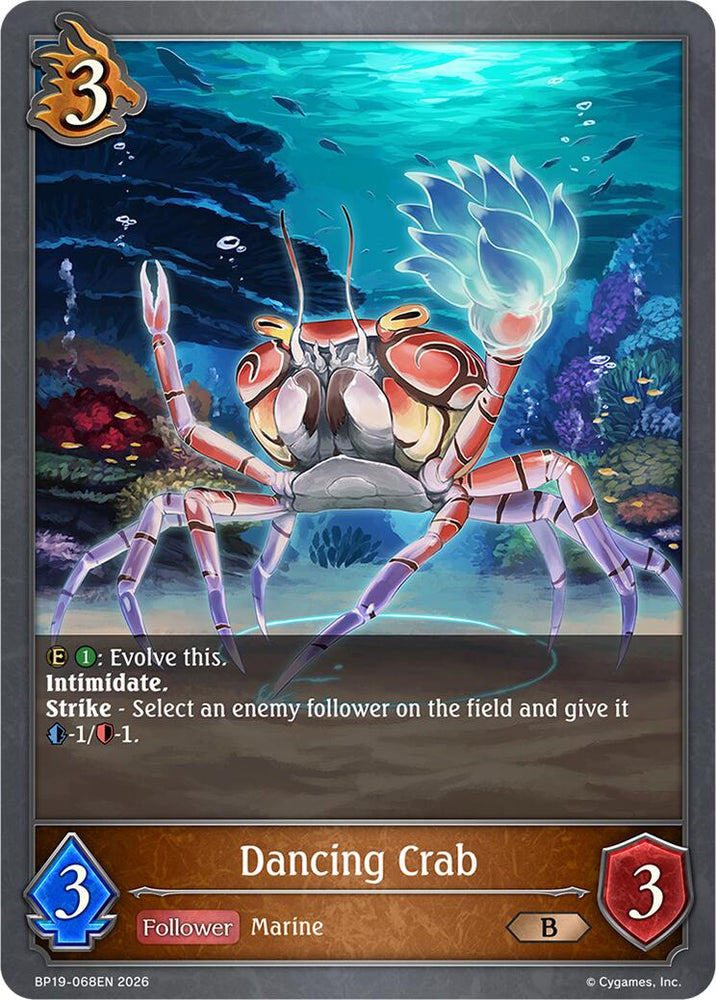 Dancing Crab (BP19-068EN) [Eightfold Retribution]