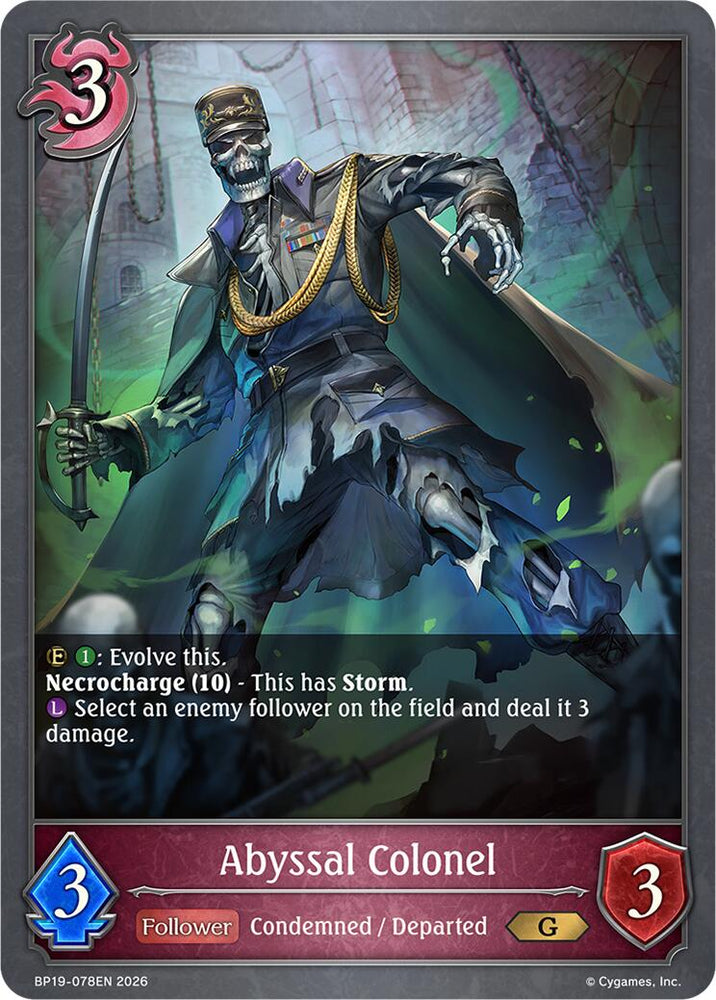 Abyssal Colonel (BP19-078EN) [Eightfold Retribution]