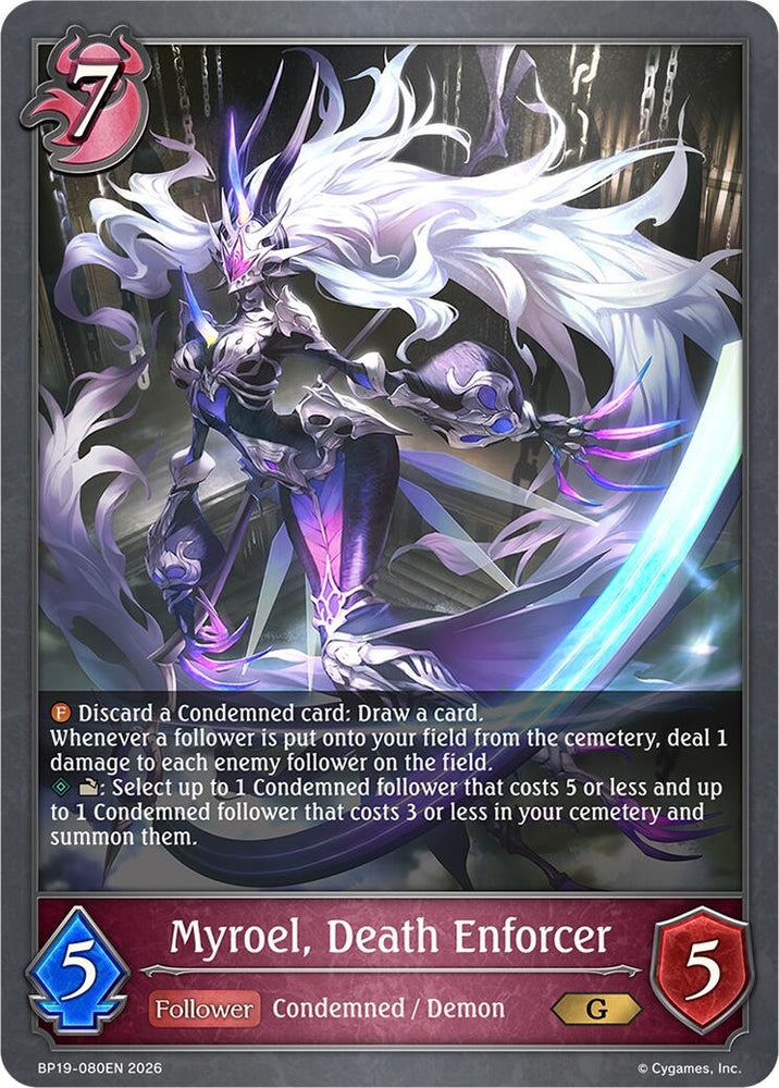 Myroel, Death Enforcer (BP19-080EN) [Eightfold Retribution]