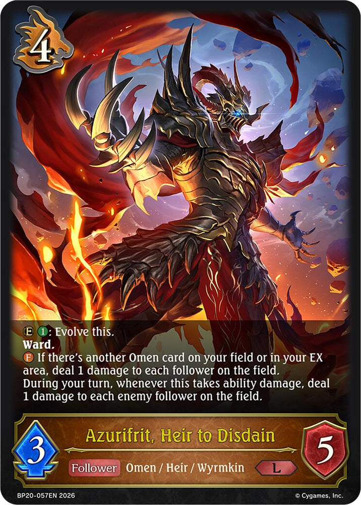Azurifrit, Heir to Disdain (BP20-057EN) [Omens and Heirs]