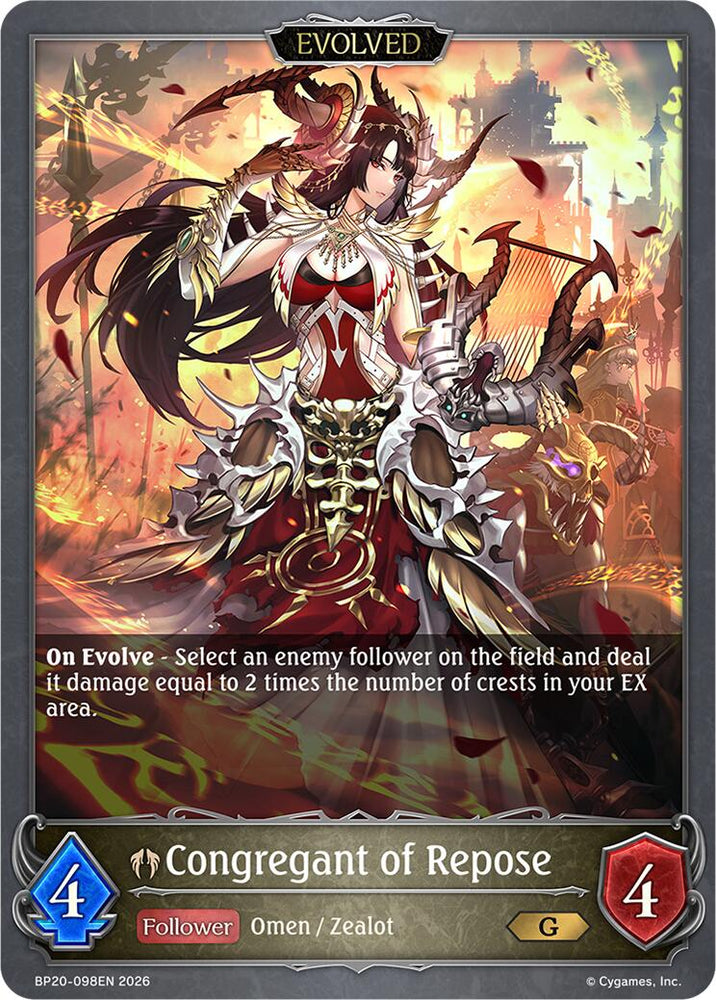 Congregant of Repose (Evolved) (BP20-098EN) [Omens and Heirs]