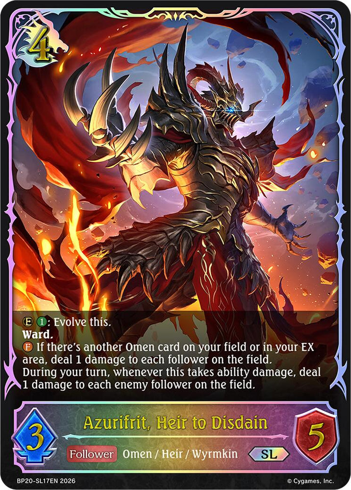 Azurifrit, Heir to Disdain (BP20-SL17EN) [Omens and Heirs]