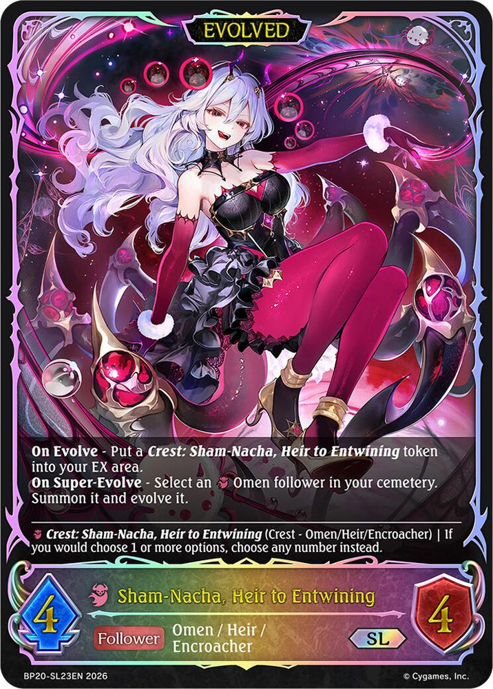 Sham-Nacha, Heir to Entwining (Evolved) (BP20-SL23EN) [Omens and Heirs]