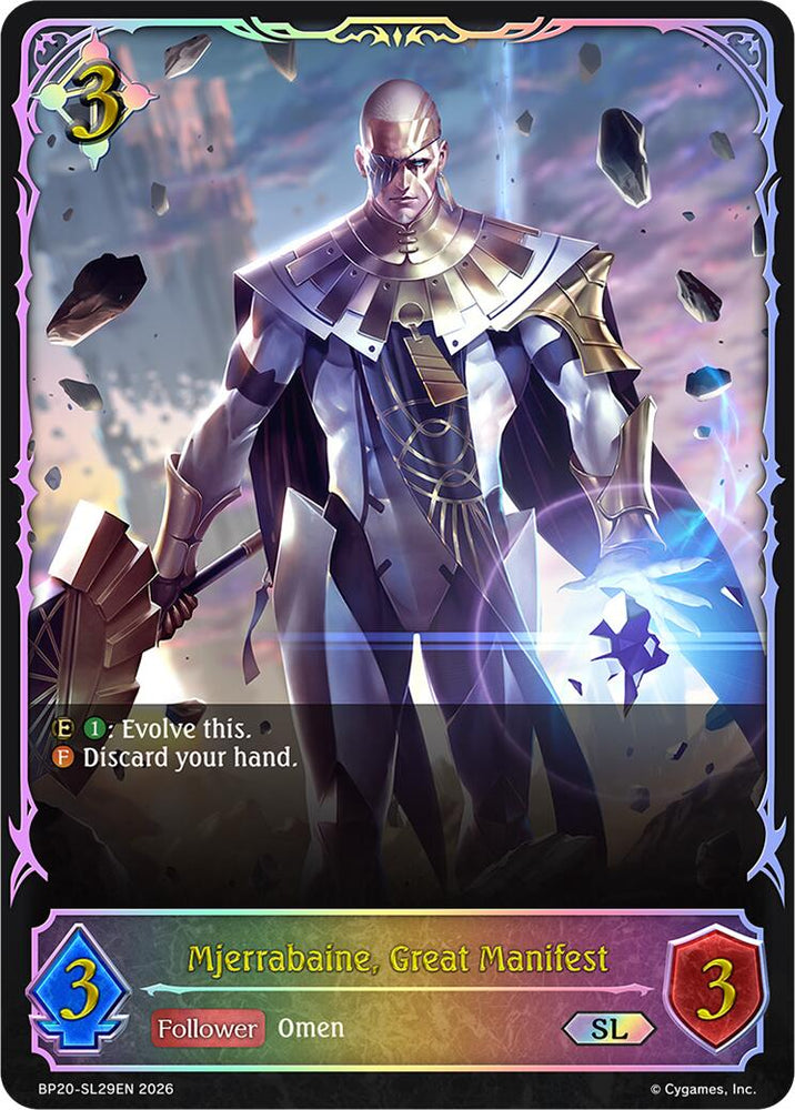 Mjerrabaine, Great Manifest (BP20-SL29EN) [Omens and Heirs]