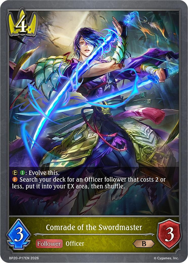 Comrade of the Swordmaster - P17EN (Foil) (BP20-P17EN) [Omens and Heirs]