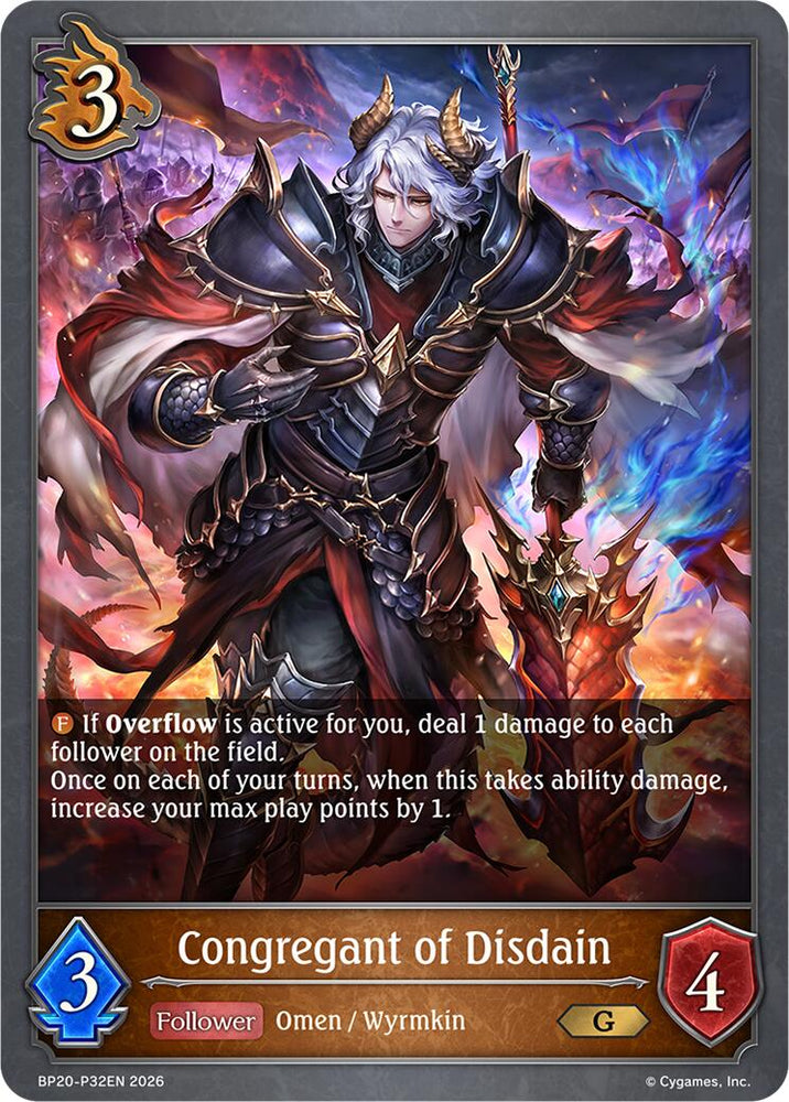 Congregant of Disdain - P32EN (Foil) (BP20-P32EN) [Omens and Heirs]
