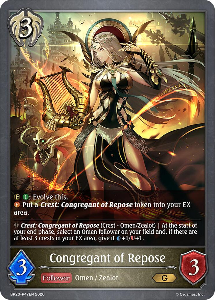 Congregant of Repose - P47EN (Foil) (BP20-P47EN) [Omens and Heirs]