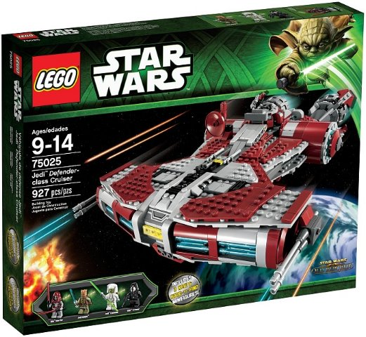 Lego, Set, Sealed, Star Wars, Star Wars Legends, Old Republic, Jedi Defender-class Cruiser, 75025, KCC