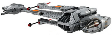 Lego, Set, Opened, Star Wars, B-WING, SHIP ONLY, 75050-1
