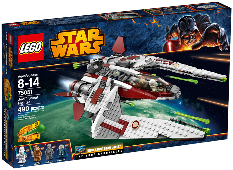 Lego, Set, Sealed, Star Wars, Yoda Chronicles, Jedi Scout fighter, 75051, KCC