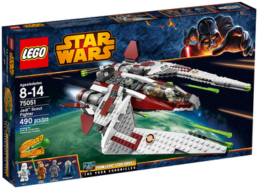 Lego, Set, Sealed, Star Wars, Yoda Chronicles, Jedi Scout fighter, 75051, KCC