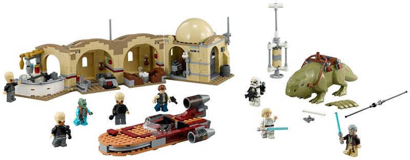 Lego, Set, Opened Product, Star Wars, Mios Eisley Cantina, 75052