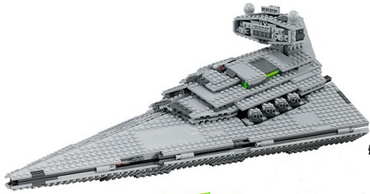 Lego, Set, Opened, Star Wars, Imperial Star Destroyer, SHIP ONLY**, 75055-1