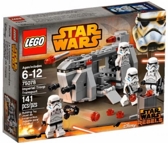 Lego, Set, SEALED, Star Wars, Imperial Troop Transport, 75078 (KCC)