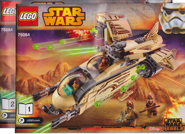 Lego, Set, Opened, Star Wars, Rebels, Wookiee Gunship, 75084
