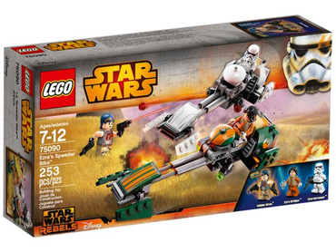 Lego, Set, Opened Product, Star Wars, Ezra's Speeder Bike, 75090