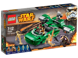 Lego, Set, Opened, Star Wars, Flash Speeder, 75091