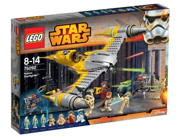 Lego, Set, Opened, Star Wars, Episode One, Naboo Fighter, 75092