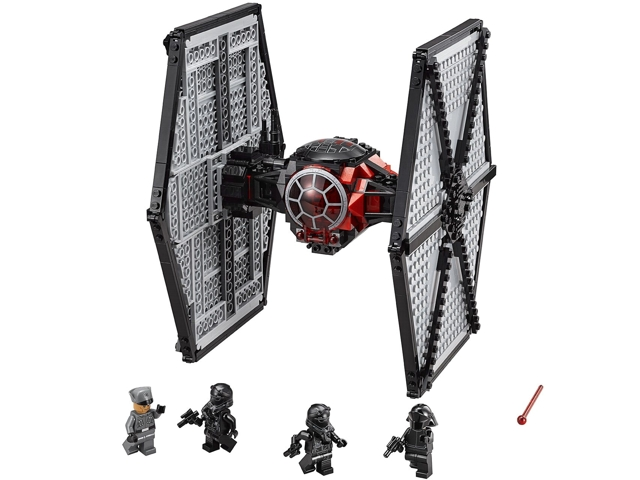 Lego, Set, Opened, Star Wars, First Order Special Forces TIE Fighter, 75101