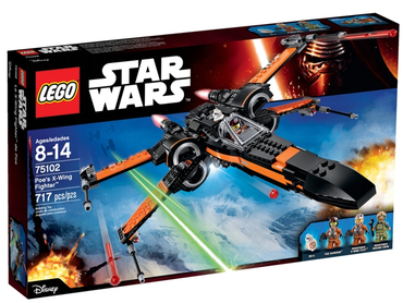 Lego, Set, Opened, Star Wars, Poe's X-Wing Fighter, 75102