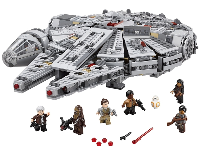 Lego, Set, Opened, Star Wars, Millennium Falcon, 75105