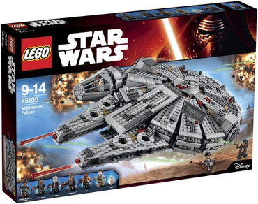 Lego, Set, Opened, Star Wars, Millennium Falcon, 75105