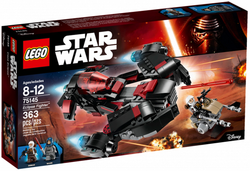 Lego, Set, Opened, Star Wars, Eclipse Fighter, 75145