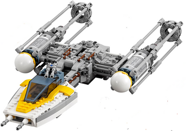 Lego, Set, Opened, Star Wars, Y-Wing Starfighter, SHIP ONLY, 75172-1