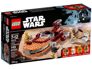 Lego, Set, Opened, Star Wars, Luke's Landspeeder, 75173