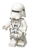 Lego, Minifigure, Advent Calendar 2017, Star Wars (Day 14), First Order Snowtrooper without Backpack, (SW0875), 75184-15