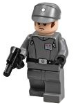 Lego, Minifigure, Advent Calendar 2017, Star Wars (Day 17) - Imperial Officer, (SW0877) 75184-18