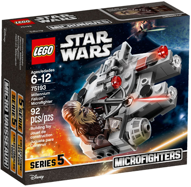 Lego, Set, Opened, Star Wars, Microfighters, Millennium Falcon, 75193-1 No Instuctions