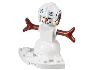 Lego, Minifigure, Advent Calendar 2018, Star Wars (Day 24), Rebel Pilot Snowman, (SW1134), 75213-25
