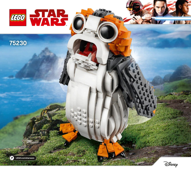 Lego, Set, Opened, Star Wars, Episode 8, Porg, 75230