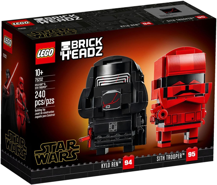 Lego, Set, Opened, Brick Headz, Star Wars, Kylo Ren & Sith Trooper, 75232