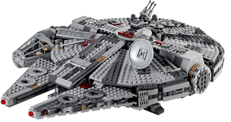 Lego, Set Opened, Star Wars, Millennium Falcon FALCON ONLY, 75314-1