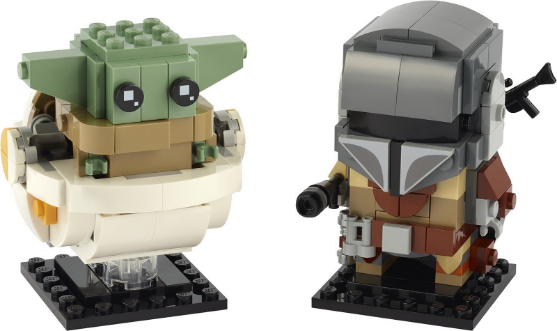 Lego, Set, Opened, Brick Headz, Star Wars, The Mandalorian & The Child, 75317